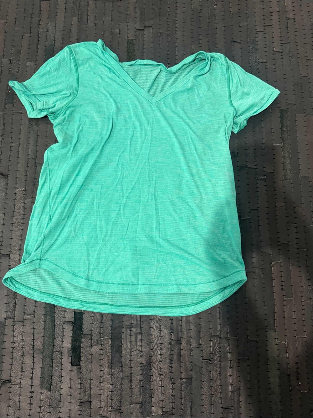 lululemon athletica Seafoam V-Neck Short Sleeve Tee